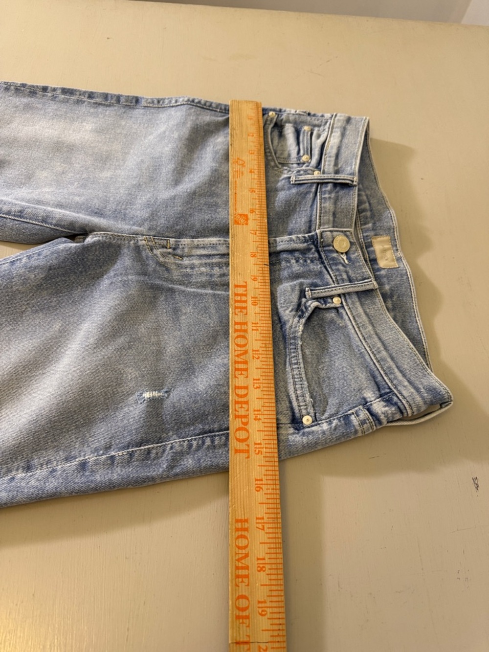 MOTHER Insider Crop Step Fray Jeans Drinking By The Pool Wash Size 29 - Picture 10 of 14